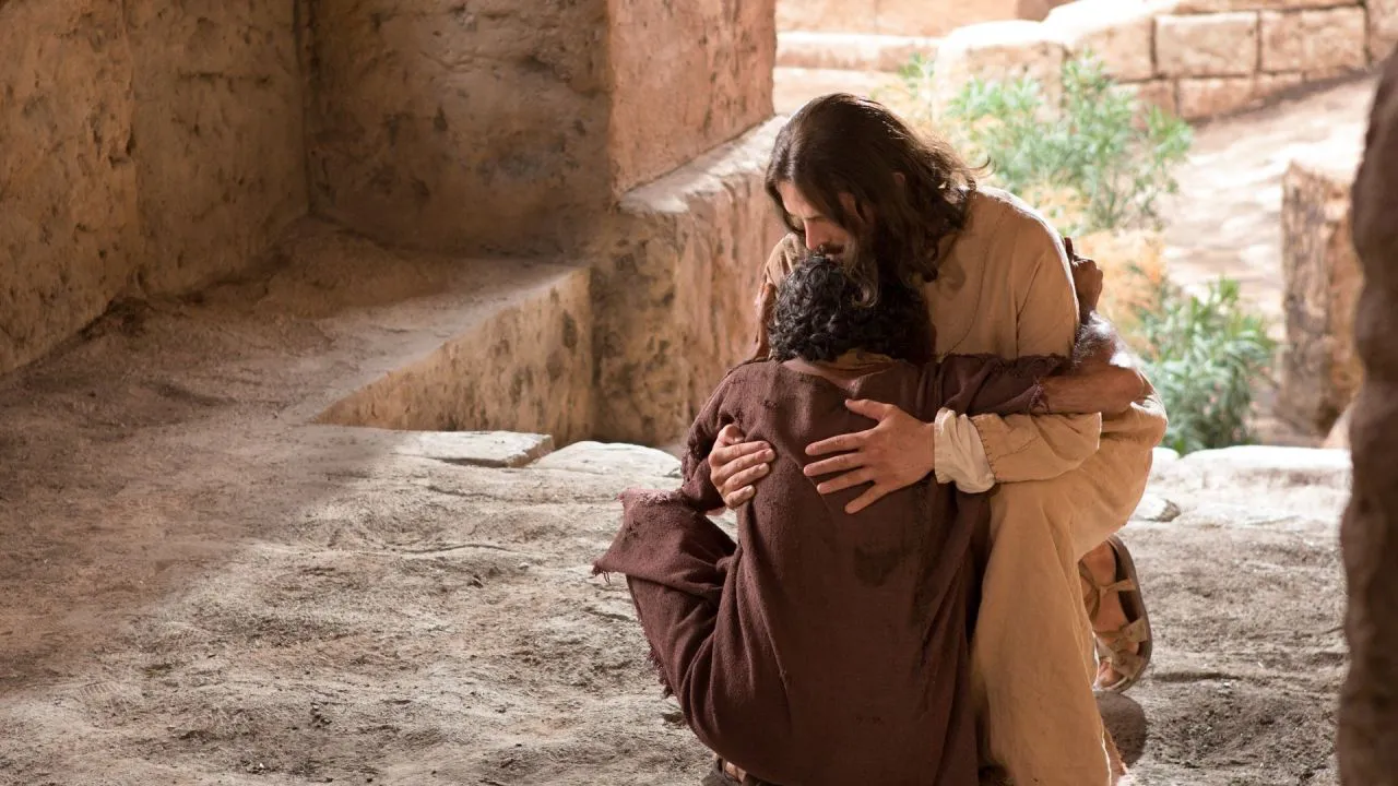 Jesús abraza
