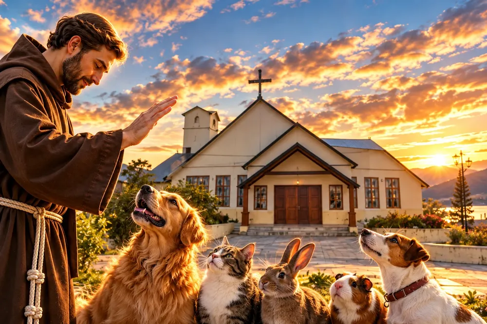 Bendición de animales Sagrada Familia Ushuaia